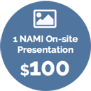 1 NAMI On-site presentation $100