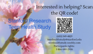 Stanford Research Teen Health Study